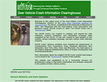 Tablet Screenshot of deercrash.org